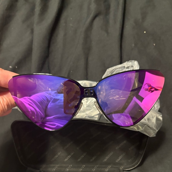 BALENCIAGA BB0191S Violet Lenses *brand new - Picture 1 of 7